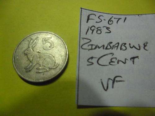 FS-671 1983 Zimbabwe 5 Cent