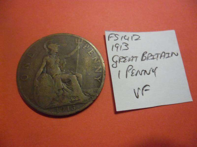 FS1412 1913 Great Britain 1 Penny