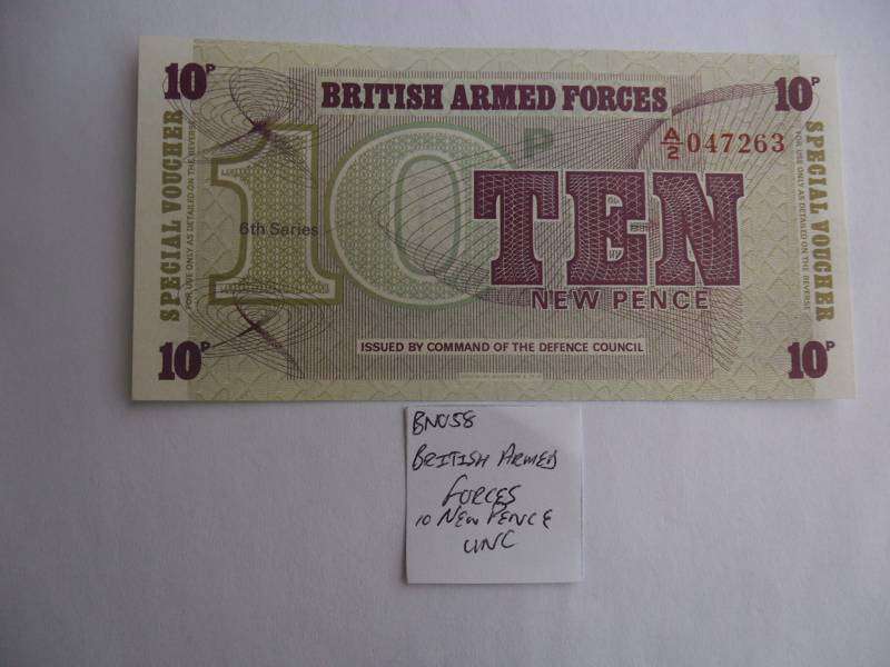 BN-058 British Armed Forces 10 New Pence