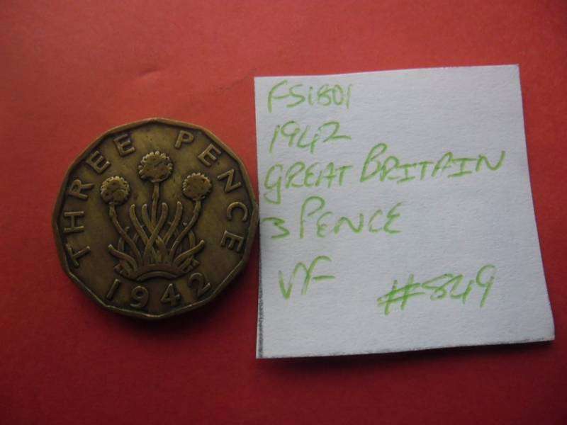 FS1801 1942 Great Britain 3 Pence