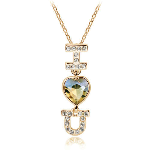 "I love you" Heart Necklace!!! 3 on Auction!