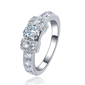 Astonishing 1.10 Carat Simulated Diamond Engagement Ring. Sizes available : 6 , 7 & 8