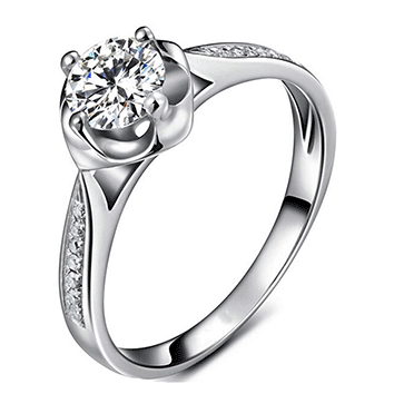 Exquisite 1.10 Carat Simulated Diamond Engagement Ring . Sizes Available : 6 ; 7 ; 8 ;9