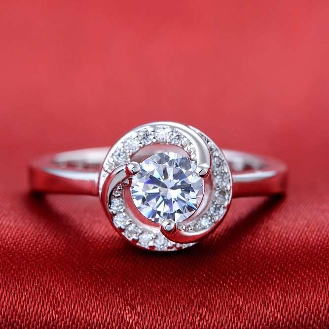 Astounding 1.25 Carat Simulated Diamond Ring. Size 7 / O !!!