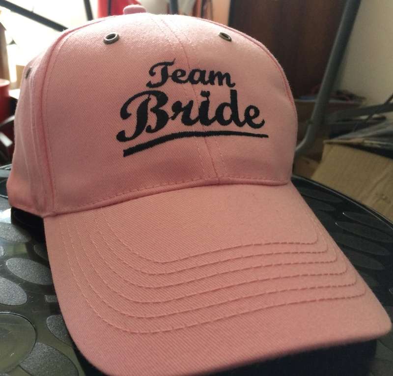 Personalised Embroidered Caps!  Brand Your own Name or Initial!    10 ON AUCTION!!!