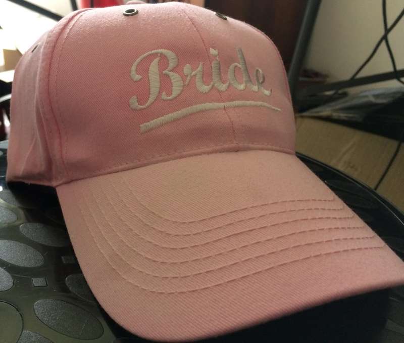 Personalised Embroidered Caps!  Brand Your own Name or Initial!    10 ON AUCTION!!!
