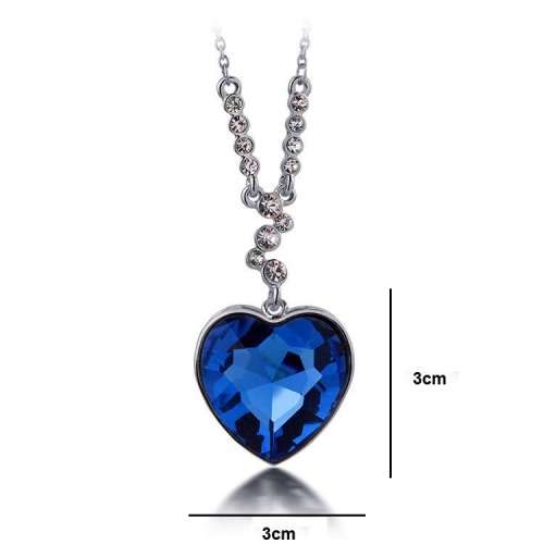 Stunning Heart of the ocean inspired necklace