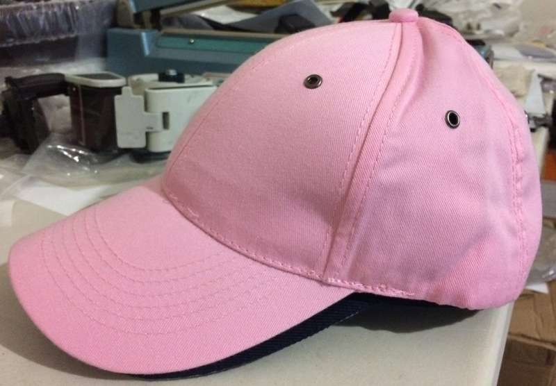 Personalised Embroidered Cap-  PINK  - BRAND YOUR OWN NAME!! 10 on Auction!!
