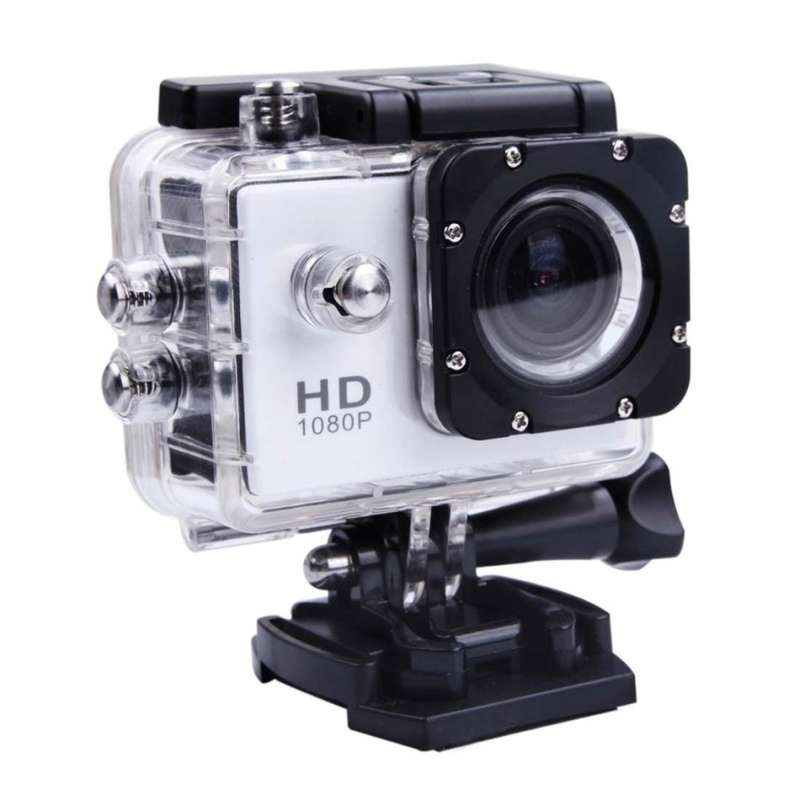 SPORTS Cam-Full HD 1080p Waterproof Action Camera - White -5 On Auction - Local Stock!