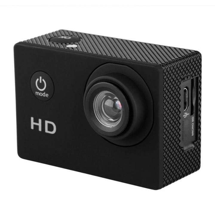 SPORTS Cam-Full HD 1080p Waterproof Action Camera - Black / Silver - 6 On Auction - Local Stock!