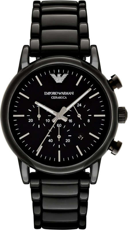 EMPORIO ARMANI AR1507 Men's Ceramica Chronograph Watch | BRAND NEW | BOX INCLUDED