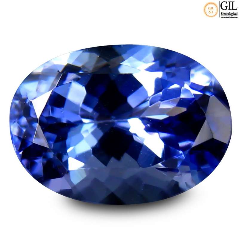 HIGHEST CLARITY!! 3.18 carat OVAL SHAPED IF Tanzanite **GIL CERTIFIED**