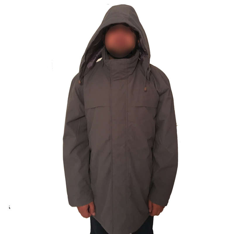 Freeman Mens Oversized Padded Parka Jacket - Grey | Size : Large (L) | 5 On Auction!!
