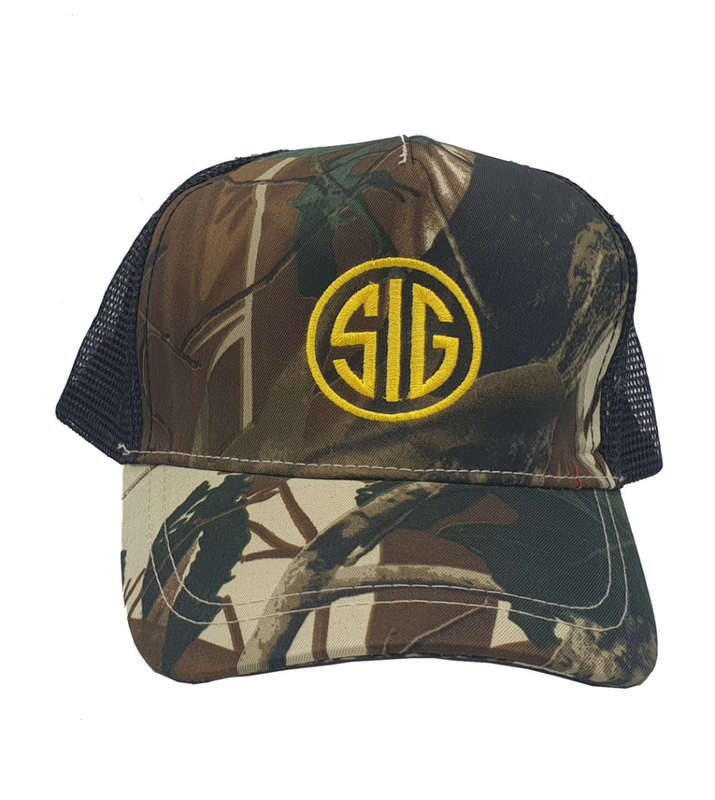 SIG Camo Trucker Style Cap... 4 ON AUCTION!!
