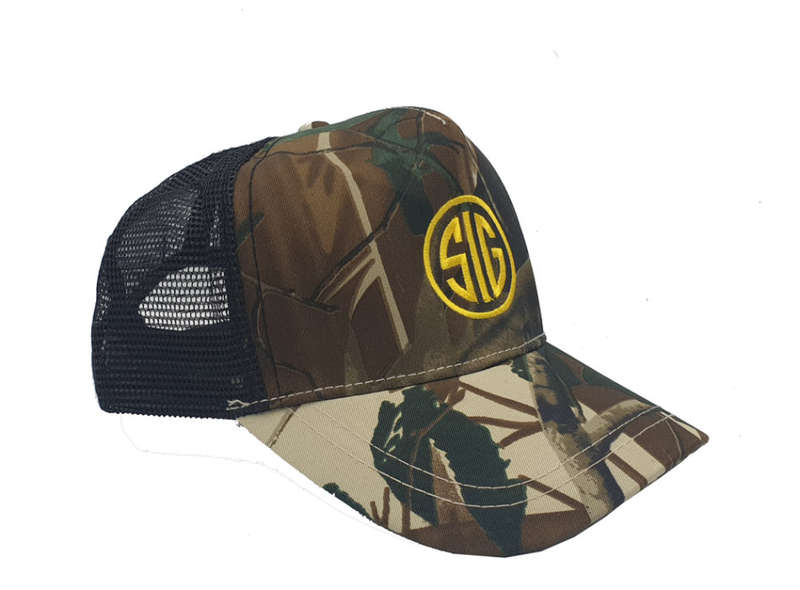 SIG Camo Trucker Style Cap... 4 ON AUCTION!!