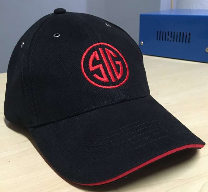 SIG SAUER - Black & Red  Cap - 6 on Auction!!