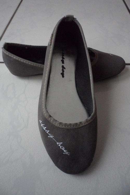 Sissy Boy Ballerina Flats Grey