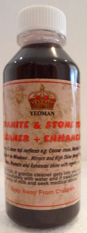 YEOMAN Granite & Stone Top Cleaner + Enhancer - CONCENTRATE...MAKES 10 LITRES!!