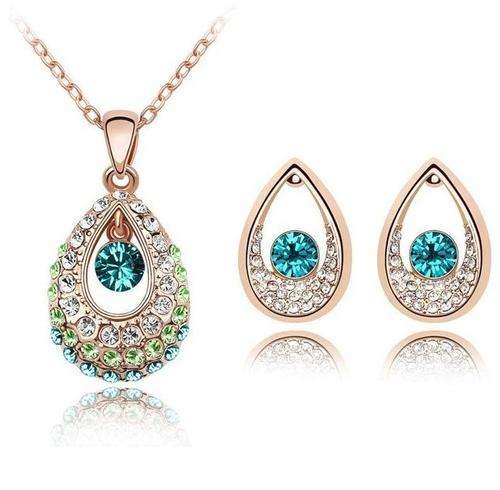 EXCLUSIVE!!! Angel Teardrop Necklace and Earring Set!!!