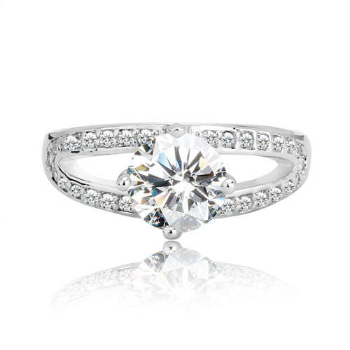 Classic 1.5 Carat Cr. Diamond Ring. Size 6 / M / 16.51mm