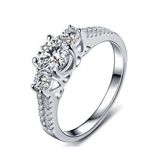 Astounding 1 Carat Simulated Diamond Engagement/Wedding Ring. Size 8 / Q . 2 ON AUCTION!