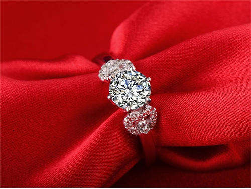 Designer 1.10 Carat Simulated Diamond Ring. Size 6 / M . 2 ON AUCTION!