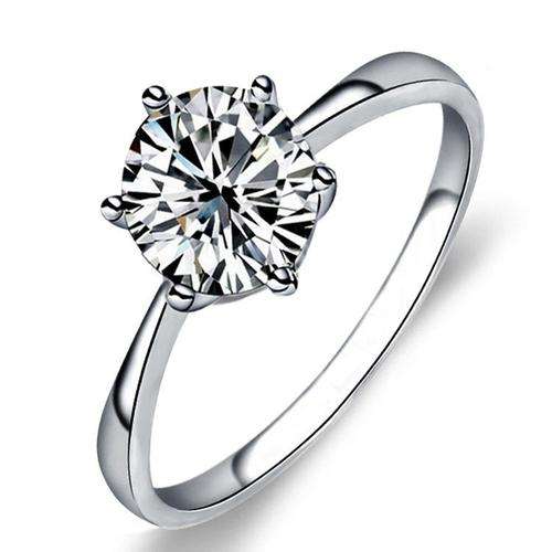 Stunning 0.82 Carat Simulated Diamond Solitaire Ring. 5 on AUCTION!!! Sizes Available: 5; 6; 7; 8