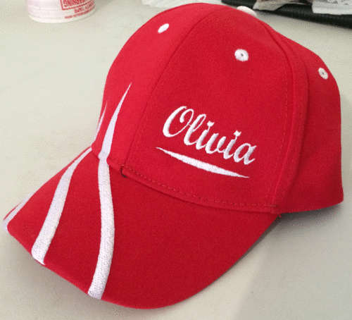 Personalised Embroidered Kids Cap!!! Brand Your own Kids Name! 5 on Auction!