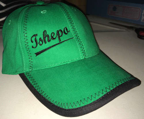 Personalised Embroidered Cap- GREEN - BRAND YOUR OWN NAME!! 20 on Auction!!