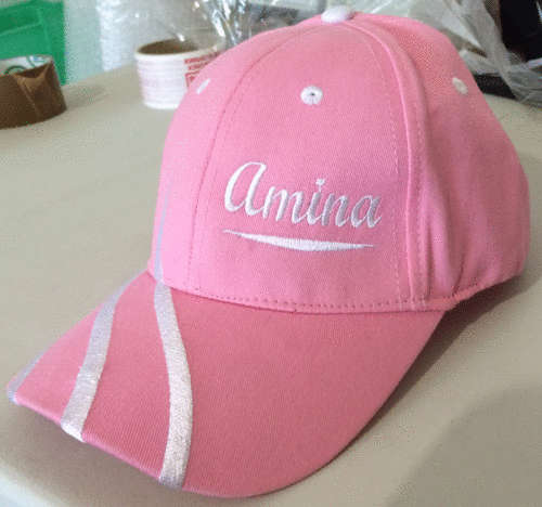 ANOTHER FIRST!! Personalised Embroidered Kids Caps!!! Brand Your own Kids Name! 10 on Auction!