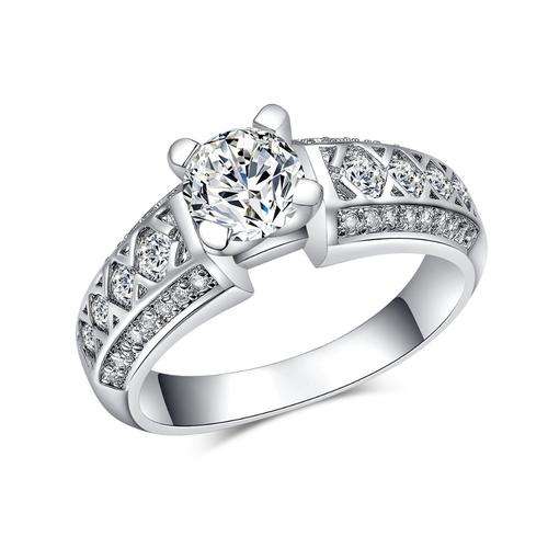 Astonishing 1.25 Carat Simulated Diamond Ring. Size 8 / Q ! 3 ON AUCTION!!!