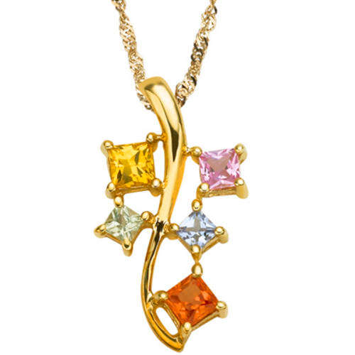 CHARMING 0.76 CT GENUINE PREMIUM THAILAND SAPPHIRE 9K SOLID YELLOW GOLD PENDANT