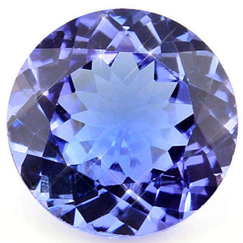 NATURAL TANZANITE ROUND 6.49MM 1.10 CT