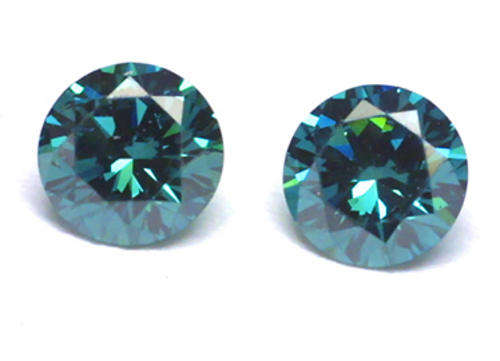 GENUINE VS BLUE DIAMOND 0.80CT MATCHING PAIRS!! RARE MATCHING COLOR AND SIZE  NO RESERVE