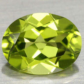 GENUINE FLAWLESS PERIDOT 5.00 CARATS AAA INVESTMENT GRADE