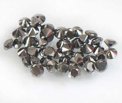 GENUINE BLACK DIAMOND LOT 1.00CT SIZE 2MM NO RESERVE!!!!!!!!!!