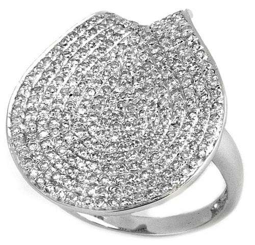 SPECTACULAR 332PCS DIAMOND VS COCKTAIL RING IN SOLID 14KT WHITE GOLD!! **40,000 RAND** NO RESERVE!