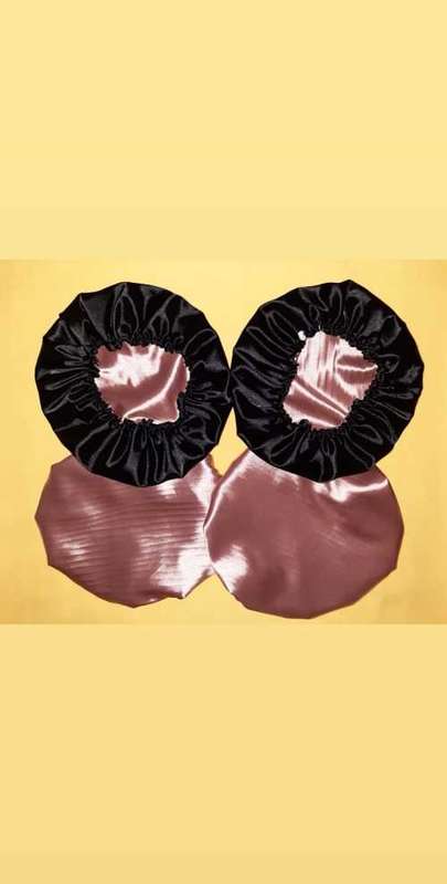 Hair Bonnet Reversable and Ajustable for snug fit. - Satin plus 1 FREE 3D FACE MASK! (Value R60)
