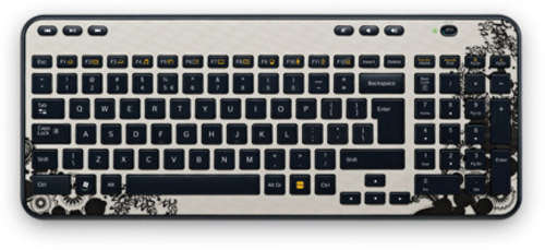 Logitech K360 Wireless Keyboard (Ink Gears)