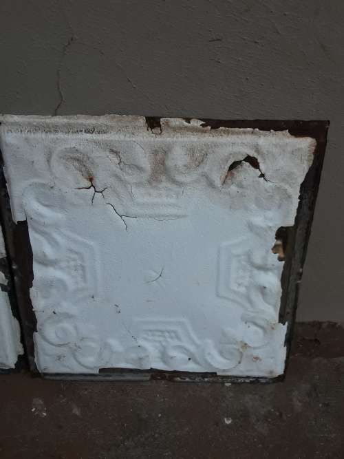 WOW! Rare tin ceiilng boards