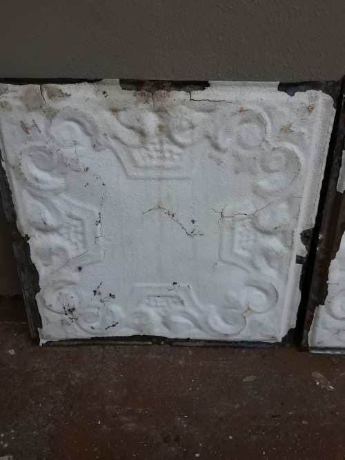 WOW! Rare tin ceiilng boards