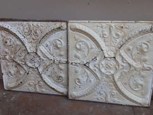 WOW! Rare old tin ceiling boards
