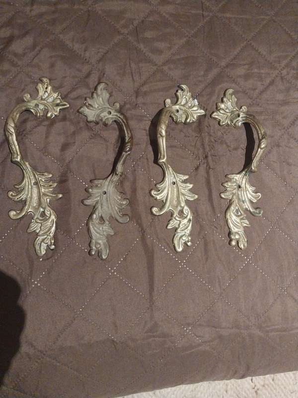 Brass cupboard door handles