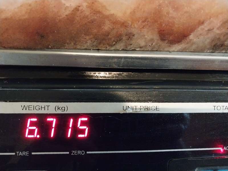Himalayan salt slab, block
