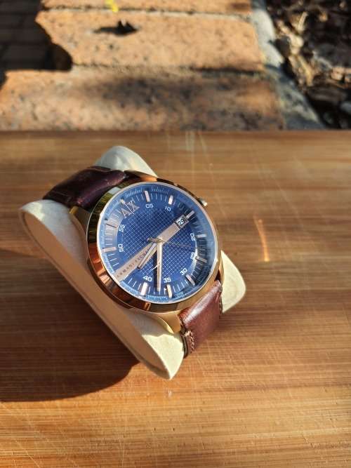 Genuine Armani watch.