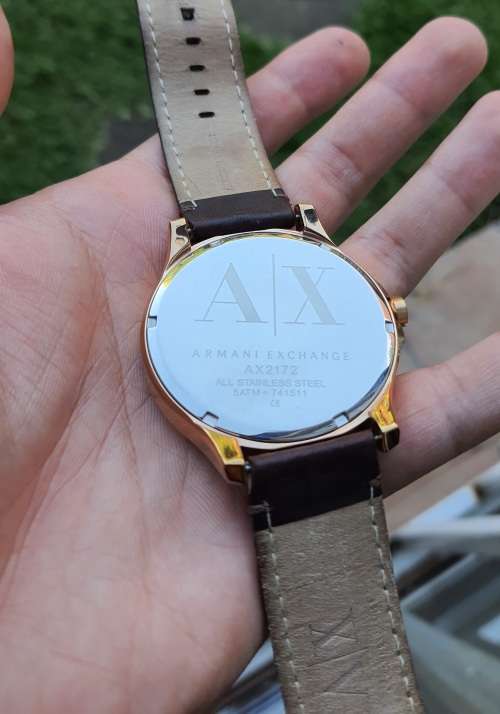 Genuine Armani watch.