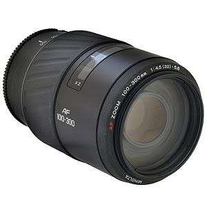 MINOLTA  100-300mm F/4.5-5.6 I Macro Alpha Mount Autofocus Lens {55} + SONY MOUNT