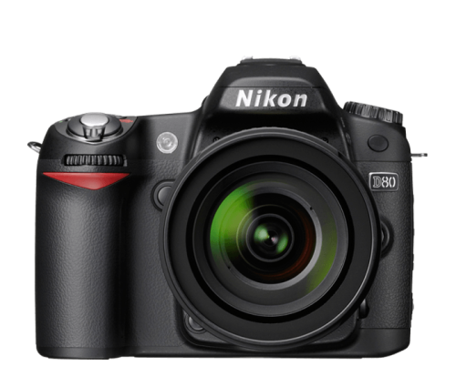 NIKON D80 BODY ONLY - CHARGER - BATTERY - BAG