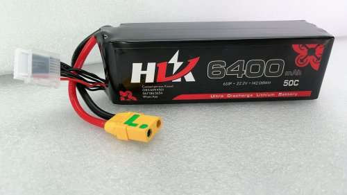 Lipo Battery 6s 6400mah 22.2v With XT-90s Connector