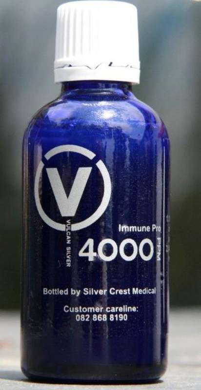 Vulcan Silver Immune Pro 4000 PPM Equivalent active ingredients of 20 liters of colloidal silver